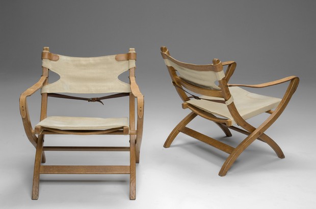 Large image of Pair of Safari Chairs