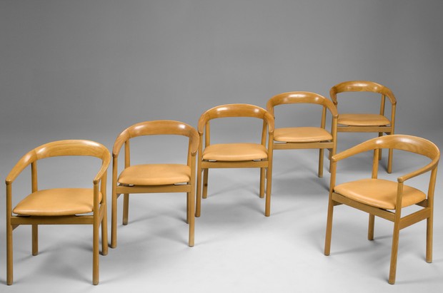 Large image of Set of Carl-Axel Acking "Tokyo" chairs 