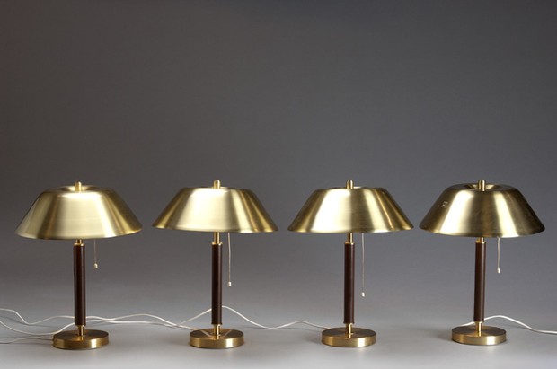Large image of Set of Four Table Lamps
