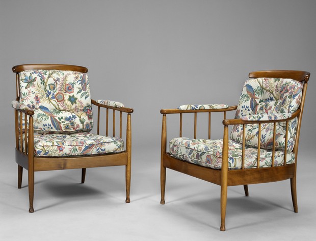 Large image of Pair of Kerstin Hörlin Homqvist "Skrindan"Chairs
